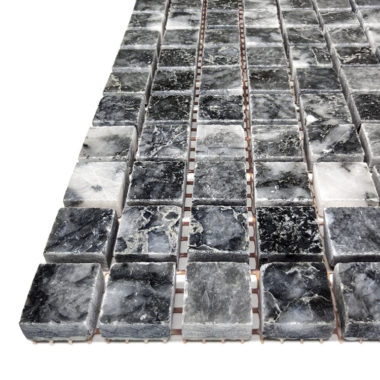 Мозаїка з мармуру Полірована МКР-4П (15x15) Black