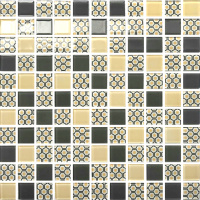 Мозаїка скляна Kotto Ceramica GMP 0825003 С3 print 2/ral 1014/ral 7039 300 x 300 х 8 ( 25 х 25 )