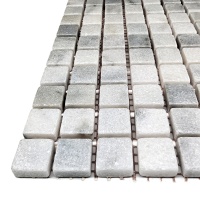 Мозаика из мрамора Матовая МКР-4СВ (15x15) White Mix