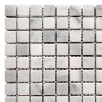 Мозаика из мрамора Матовая МКР-4СВ (15x15) White Mix