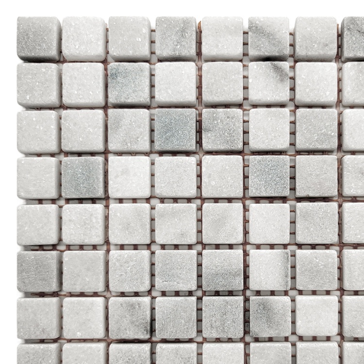 Мозаика из мрамора Матовая МКР-4СВ (15x15) White Mix