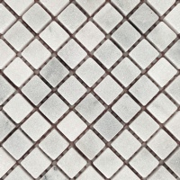 Мозаика из мрамора Матовая МКР-4СВ (15x15) White Mix