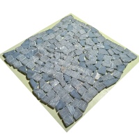 Мозаїка з мармуру Матова МКР-ХСВ (хаотична) Emperador Dark