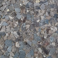 Мозаїка з мармуру Матова МКР-ХСВ (хаотична) Emperador Dark