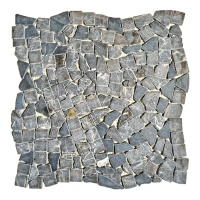 Мозаїка з мармуру Матова МКР-ХСВ (хаотична) Emperador Dark