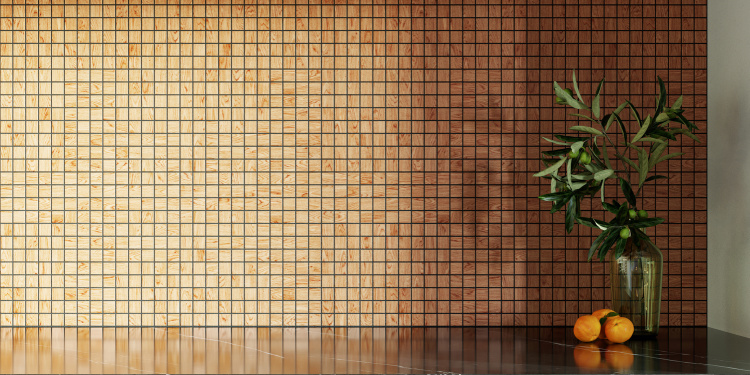 Мозаїка з керамограніту Kotto Ceramica MI7 23230211C Dorato 300 x 300 х 7 (квадрат 23 x 23)