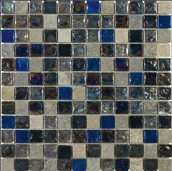 Мозаика Dune Kaukau 30*30 серая фиолетовая