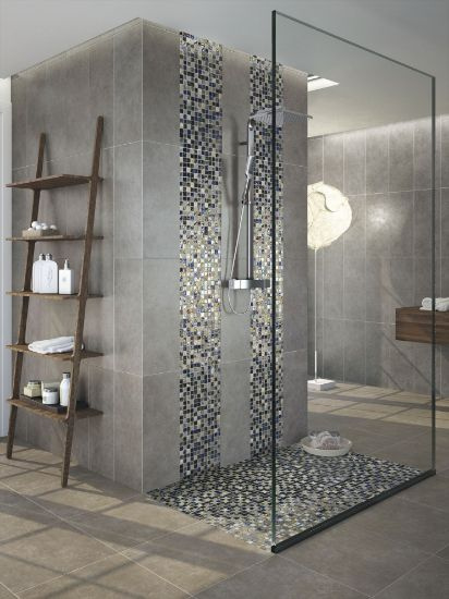 Мозаика Dune Kaukau 30*30 серая фиолетовая