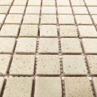 Мозаїка кам'яна KrimArt МКР-2СВ Пісковик Крем бежева 305x305x6 мм для фасаду колон спа забору та терраси