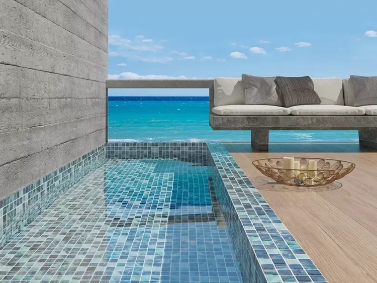 Мозаика 5604 NATURE ROYAL MALLA Vidrepur (38x38)