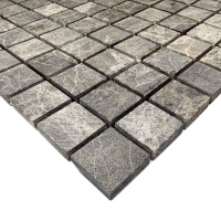 Мозаїка з мармуру Матова МКР-2СН (23x23) Emperador Medium Мозаїка з мармуру Матова МКР-2СН (23x23) Emperador Medium