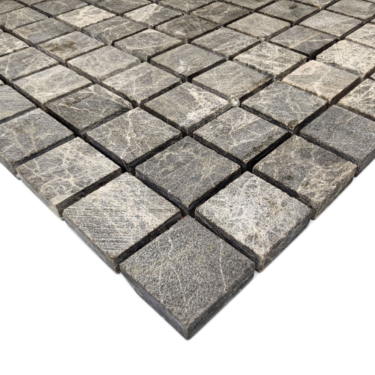 Мозаїка з мармуру Матова МКР-2СН (23x23) Emperador Medium