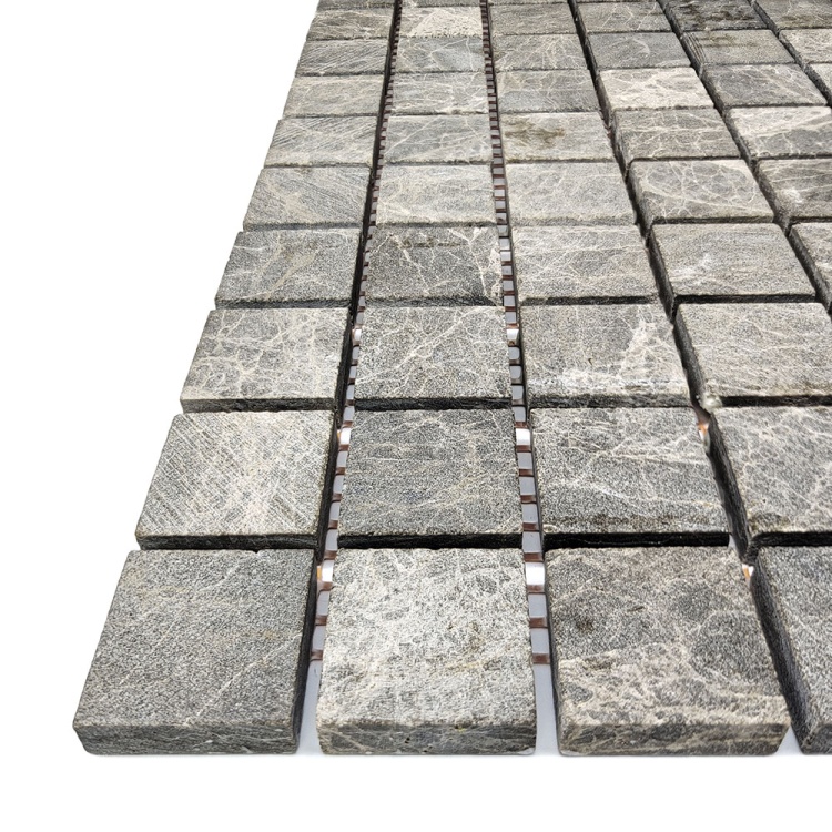 Мозаїка з мармуру Матова МКР-2СН (23x23) Emperador Medium