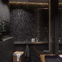 Мозаїка керамічна Kotto Ceramica GM 8002 C3 imperial S4/Ceramik Black/Black 300 х 300 х 8 ( 25 х 25 )