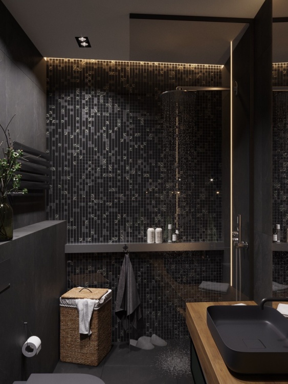 Мозаїка керамічна Kotto Ceramica GM 8002 C3 imperial S4/Ceramik Black/Black 300 х 300 х 8 ( 25 х 25 )