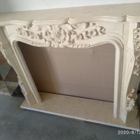 Камінний портал ANNABELLE з мармуру Crema Marfil Камінний портал ANNABELLE з мармуру Crema Marfil