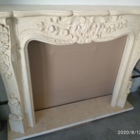 Камінний портал ANNABELLE з мармуру Crema Marfil Камінний портал ANNABELLE з мармуру Crema Marfil