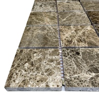 Мозаїка з мармуру Полірована МКР-3П (47x47) Emperador Medium Мозаїка з мармуру Полірована МКР-3П (47x47) Emperador Medium