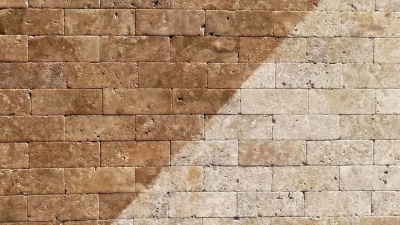 Плитка из травертина Noce Tumbled 1х7,5х20,3 см, коричневая с состаренной поверхностью Антик Export