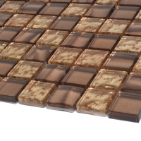 Мозаїка керамічна Kotto Ceramica GM 8006 C3 Brown Sahara S1/Brown Silver S6/Brown Silver 300х300х8 (25х25)