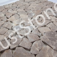 Мозаїка з мармуру Матова МКР-ХСВ (хаотична) Emperador Light