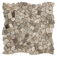 Мозаїка з мармуру Матова МКР-ХСВ (хаотична) Emperador Light