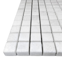 Мозаика из мрамора Полированная МКР-4П (15x15) Thassos Мозаика из мрамора Полированная МКР-4П (15x15) Thassos