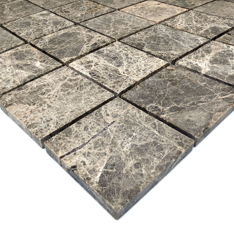 Мозаика из мрамора Матовая МКР-3СН (47x47) Emperador Medium