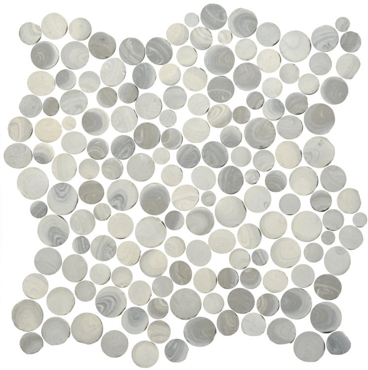 Мозаика из керамогранита Kotto Ceramica MI7 14300702C Grigio Freddo 300 x 300 х 10 (круг d 14-30)
