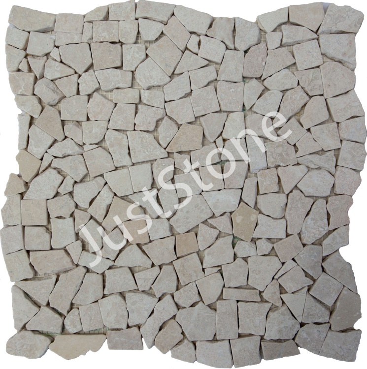 Мозаїка з мармуру Матова МКР-ХСВ (хаотична) Victoria Beige