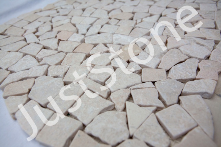 Мозаїка з мармуру Матова МКР-ХСВ (хаотична) Victoria Beige