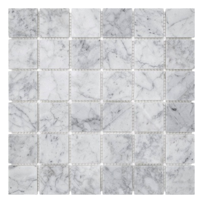 Мозаїка Mozaico de Lux C-MOS Bianco Carrara Pol (48x48)