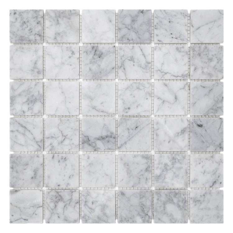 Мозаїка Mozaico de Lux C-MOS Bianco Carrara Pol (48x48)