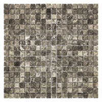 Мозаїка із мармуру Полірована МКР-4П (15x15) Emperador Medium Мозаїка із мармуру Полірована МКР-4П (15x15) Emperador Medium