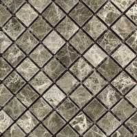 Мозаїка із мармуру Полірована МКР-4П (15x15) Emperador Medium Мозаїка із мармуру Полірована МКР-4П (15x15) Emperador Medium