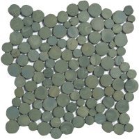 Мозаика из керамогранита Kotto Ceramica MI7 14300703C Terra Verde 300 x 300 х 10 (круг d 14-30)