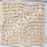 Мозаїка з мармуру Матова МКР-ХСВ (хаотична) 23x15 мм Victoria Beige