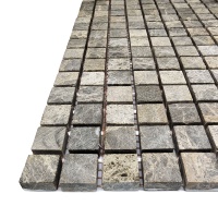 Мозаика из мрамора Матовая МКР-4СН (15x15) Emperador Medium