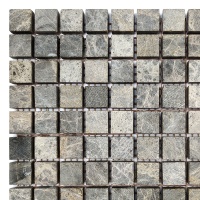 Мозаика из мрамора Матовая МКР-4СН (15x15) Emperador Medium