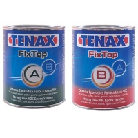 Клей епоксідний Tenax Fixtop A+B бежевий 2 л густий морозостійкий для каменю агломерату кераміки деревини Клей епоксідний Tenax Fixtop A+B бежевий 2 л густий морозостійкий для каменю агломерату кераміки деревини