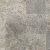 Плитка із травертину Silver Filled and Honed 1,2х30,5х61 см, сіра матова заповнена шліфована Export Плитка із травертину Silver Filled and Honed 1,2х30,5х61 см, сіра матова заповнена шліфована Export