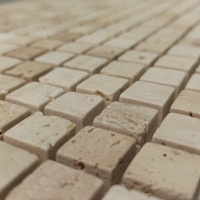 Мозаїка Mozaico de Lux K-MOS Travertino T.U. Bianco (15x15) Мозаїка Mozaico de Lux K-MOS Travertino T.U. Bianco (15x15)