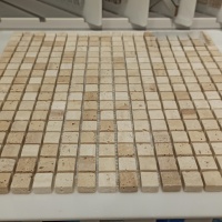 Мозаїка Mozaico de Lux K-MOS Travertino T.U. Bianco (15x15) Мозаїка Mozaico de Lux K-MOS Travertino T.U. Bianco (15x15)