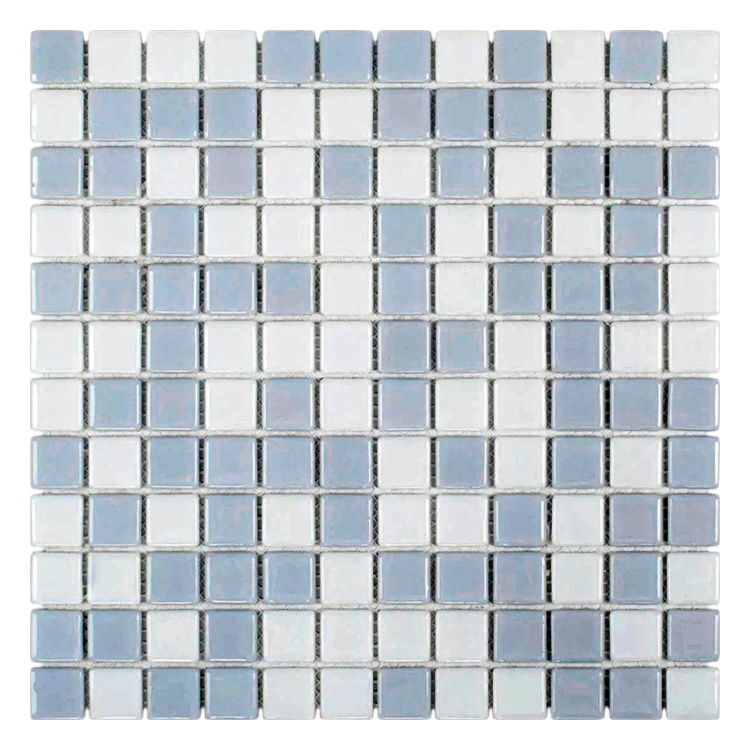 Мозаїка зі скла AquaMo MX2541001 24x24x4 (315x315) мм глянцева на сітці