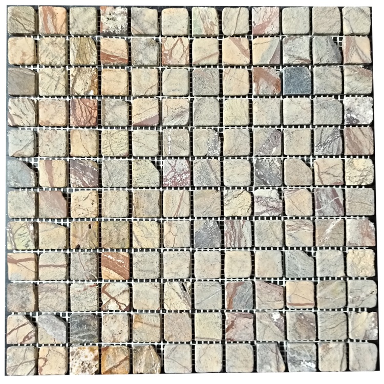 Мозаїка з мармуру Матова МКР-2СВА (23x23) Bidasar Brown