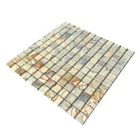 Мозаїка з мармуру Матова МКР-2СВА (23x23) Bidasar Brown