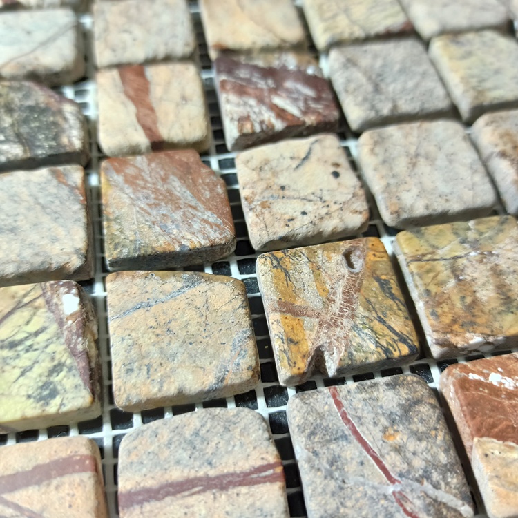 Мозаїка з мармуру Матова МКР-2СВА (23x23) Bidasar Brown