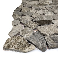 Мозаика из мрамора Матовая МКР-ХСВ (хаотичная) Emperador Medium