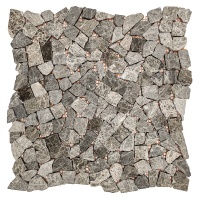 Мозаика из мрамора Матовая МКР-ХСВ (хаотичная) Emperador Medium