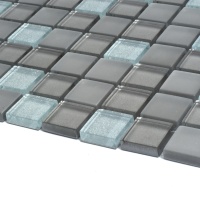 Мозаїка керамічна Kotto Ceramica GM 8010 C3 Silver grey brocade/Grey w/Grey mat 300 х 300 х 8 ( 25 х 25 )